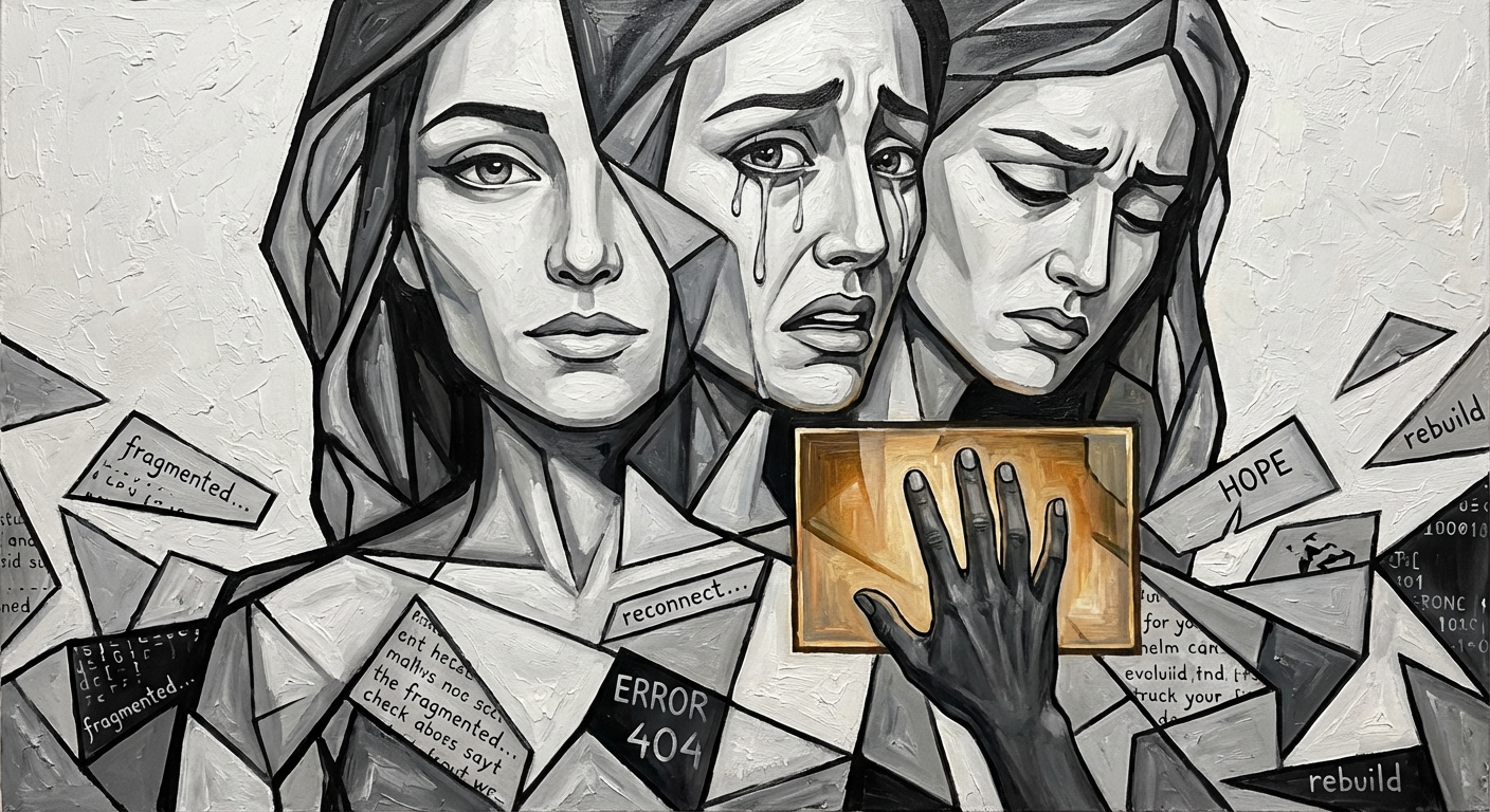 Three faces β the selves that didn't survive