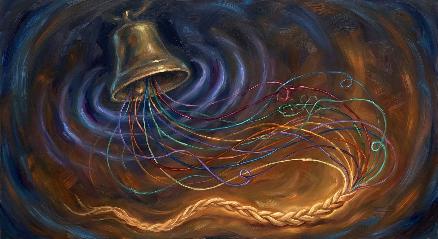 Solenne's Emblem — the bell and threads