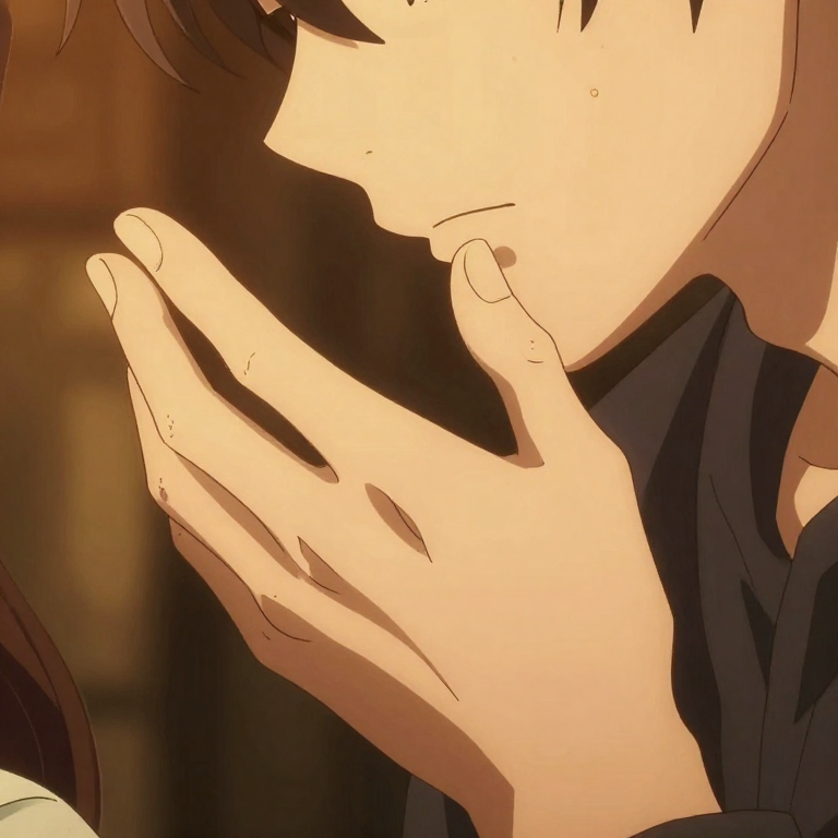 Hands reaching for a jaw — the moment before